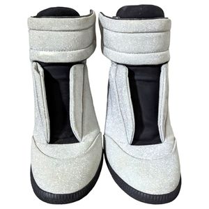 Maison Margiela future high top glitter boot sneakers